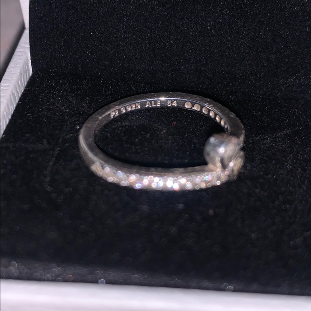 Pandora Two Sparkling Hearts Ring - Picture 4 of 4